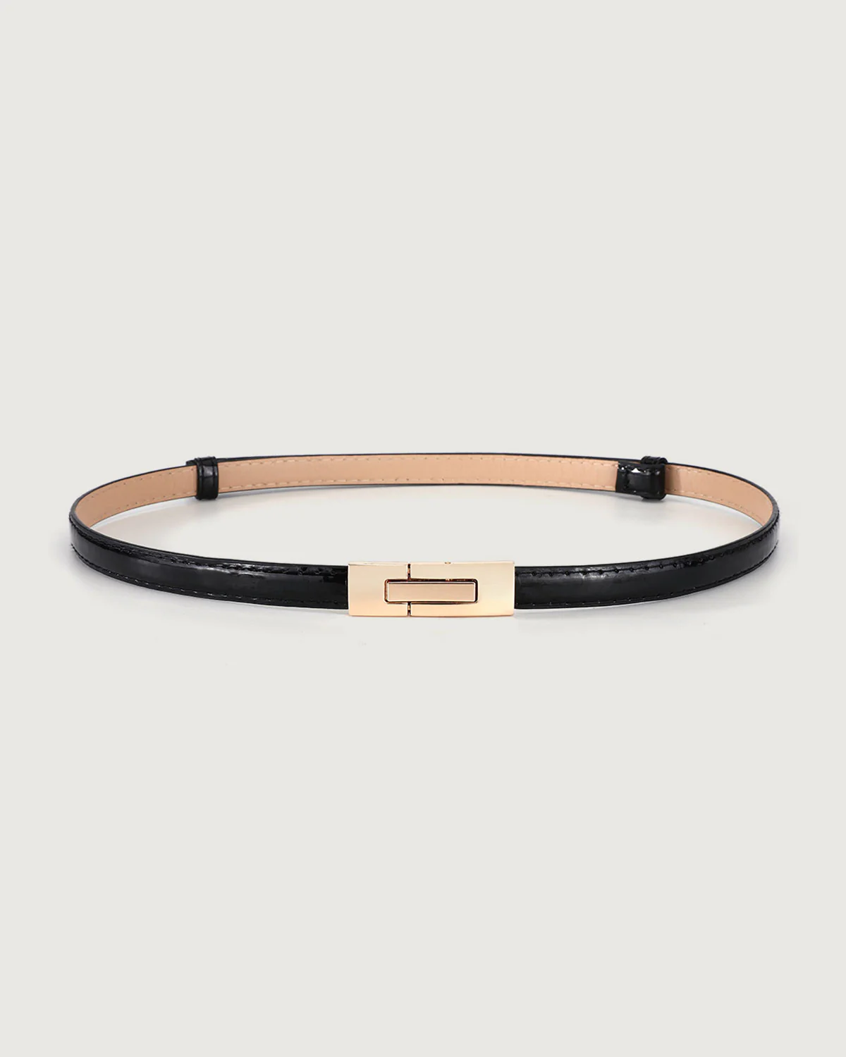 Black Buckle Belt