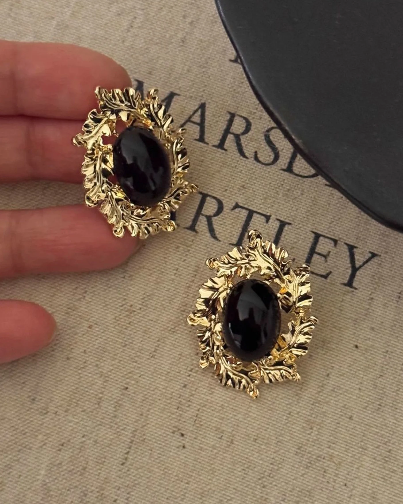 Black Earrings - Image 2