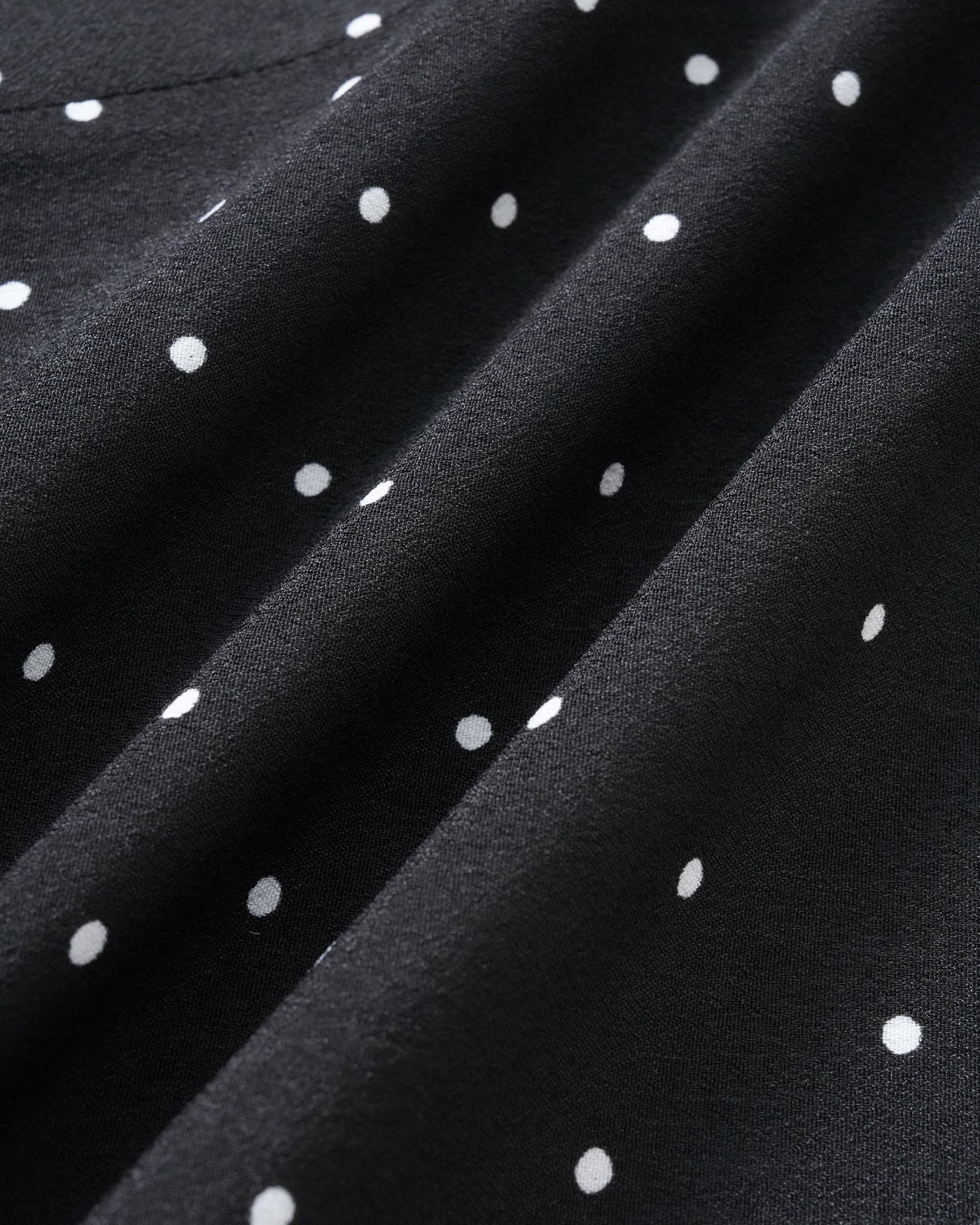 Black Polka Dot Midi Skirt - Image 8