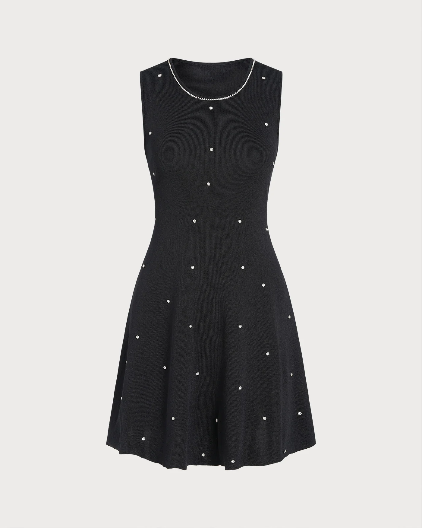 Black Sleeveless Mini Dress