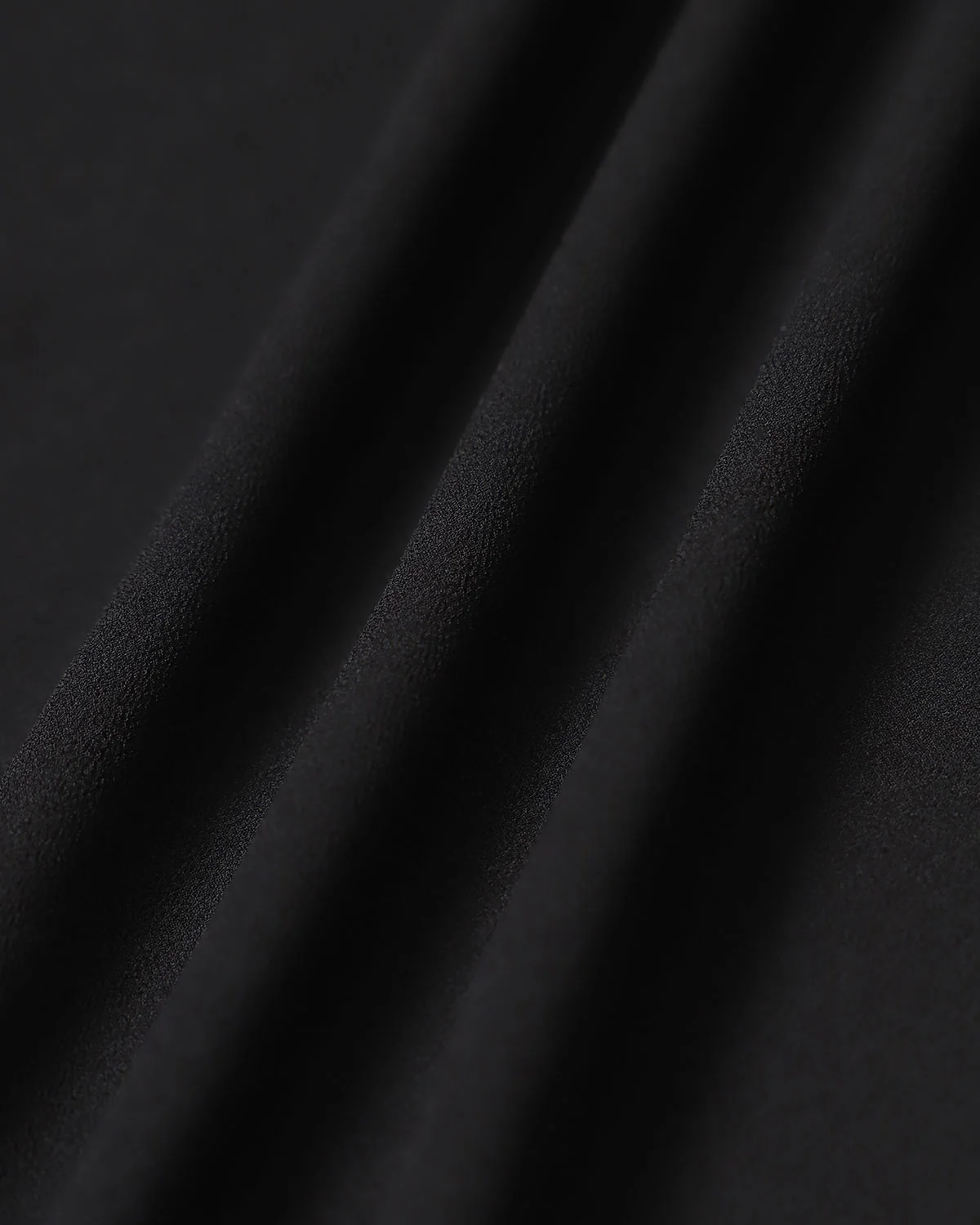Black V Neck Chiffon Mini Dress - Image 8