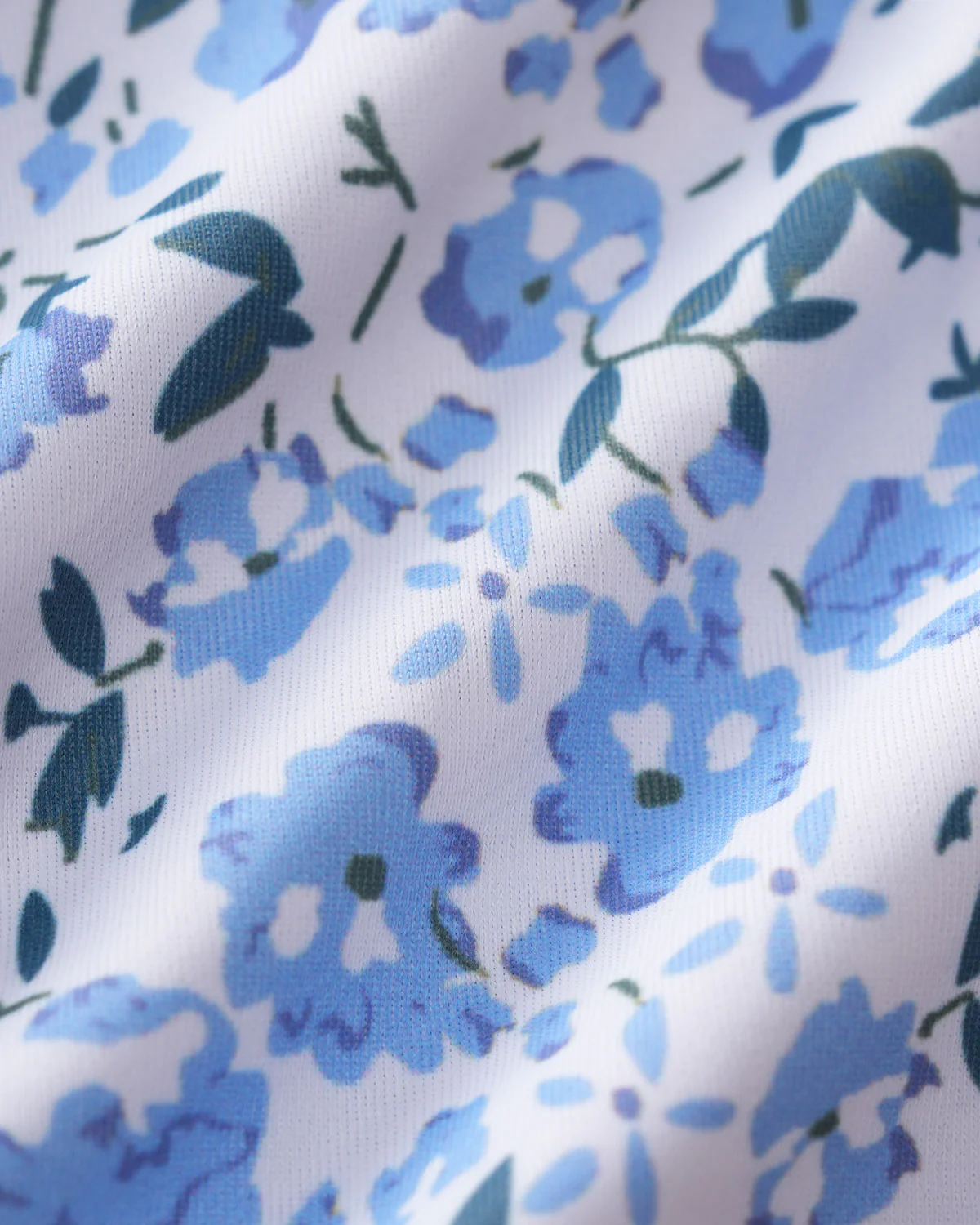 Blue Floral Triangle Bikini Set - Image 9