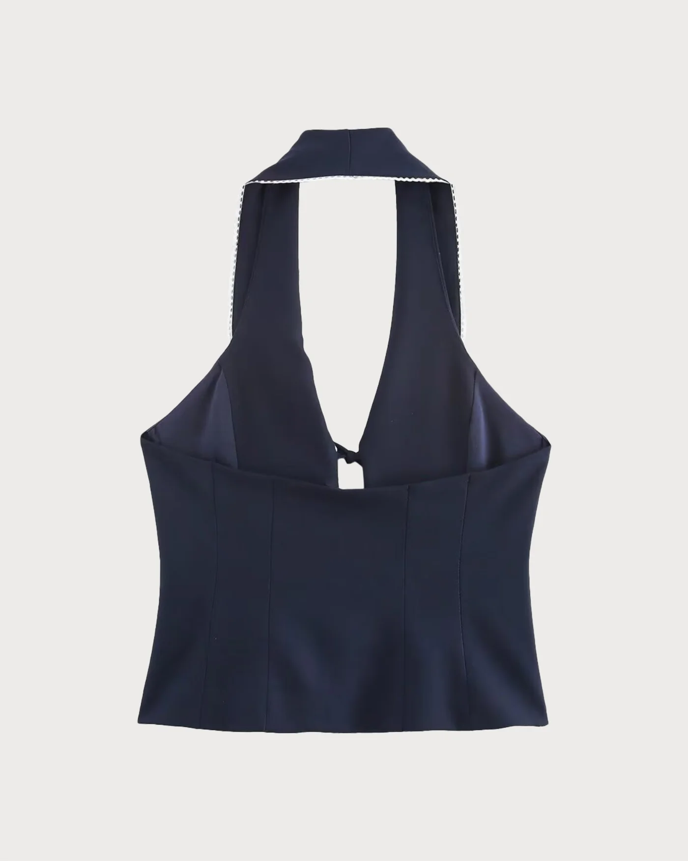 Blue Halter Tank Top - Image 8
