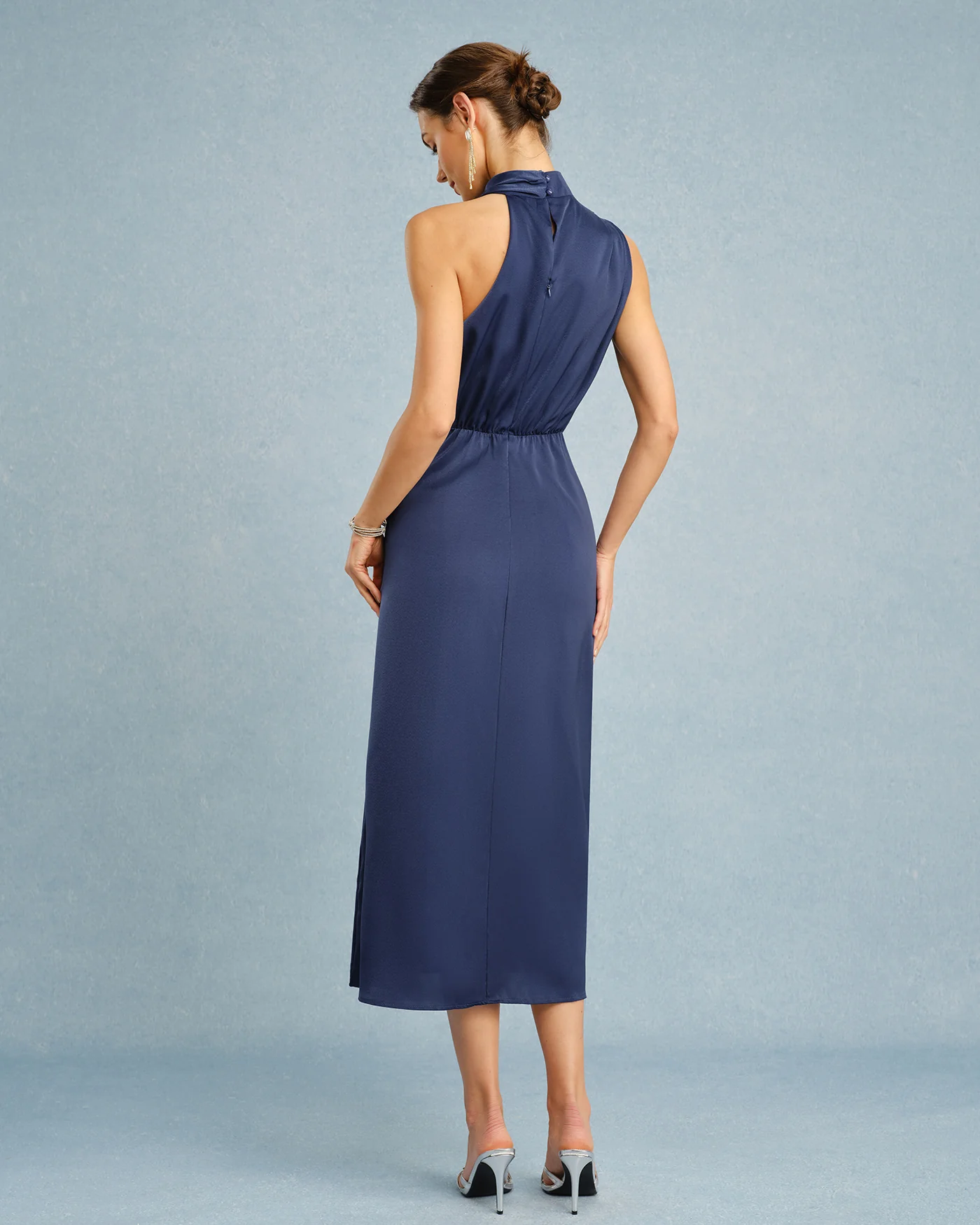Blue Turtle Tunic Midi Dress - Image 5