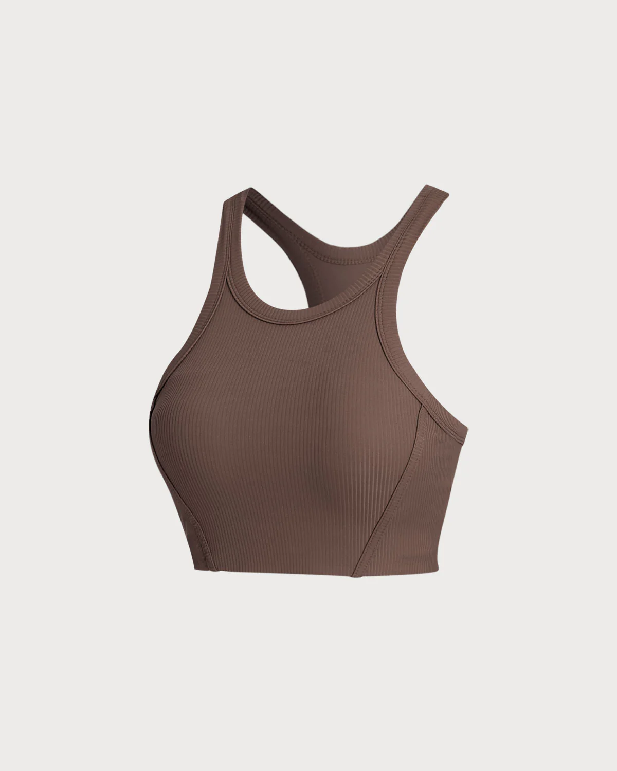 Brown I-back Yoga Tank Top - Image 6