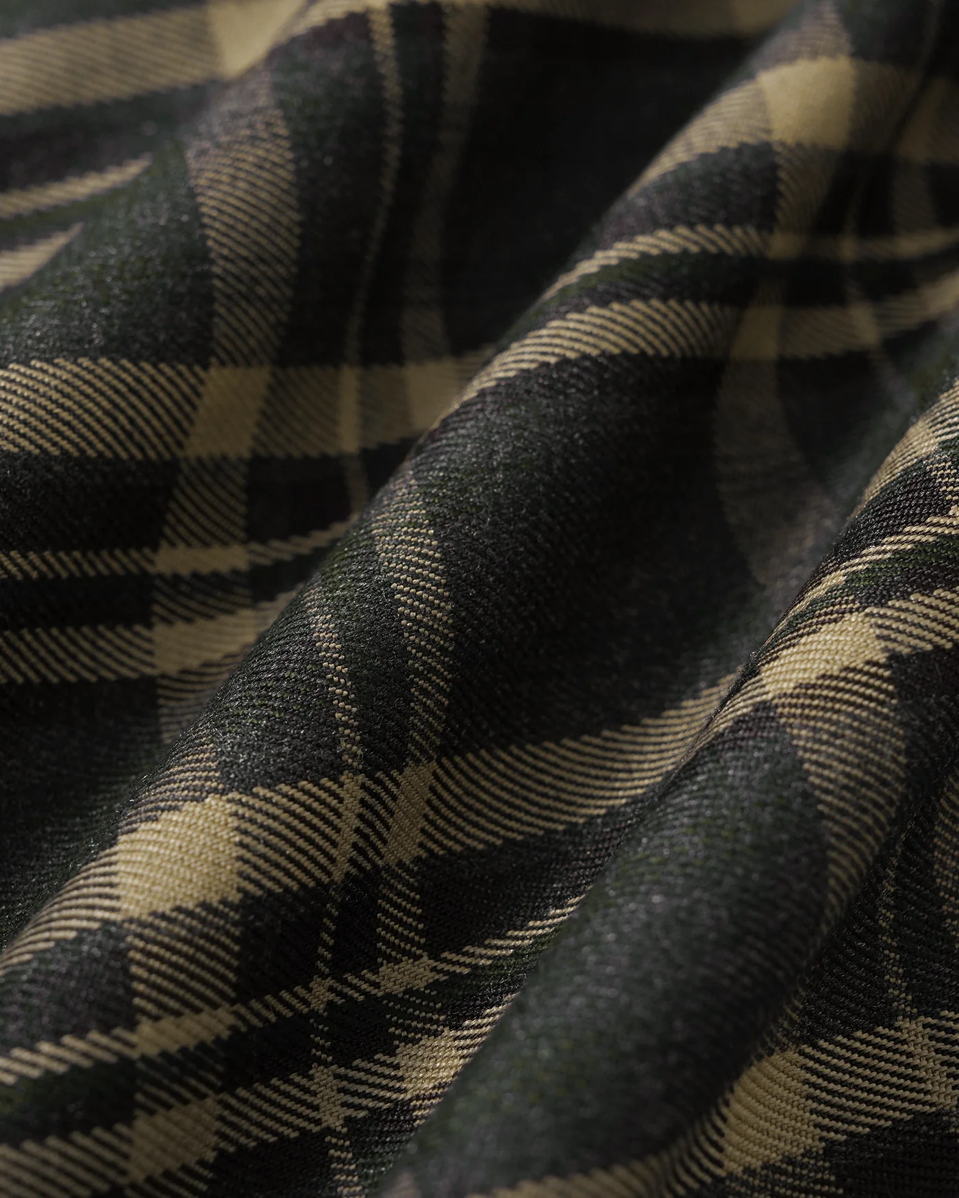 Brown Plaid A-Line Midi Skirt - Image 7