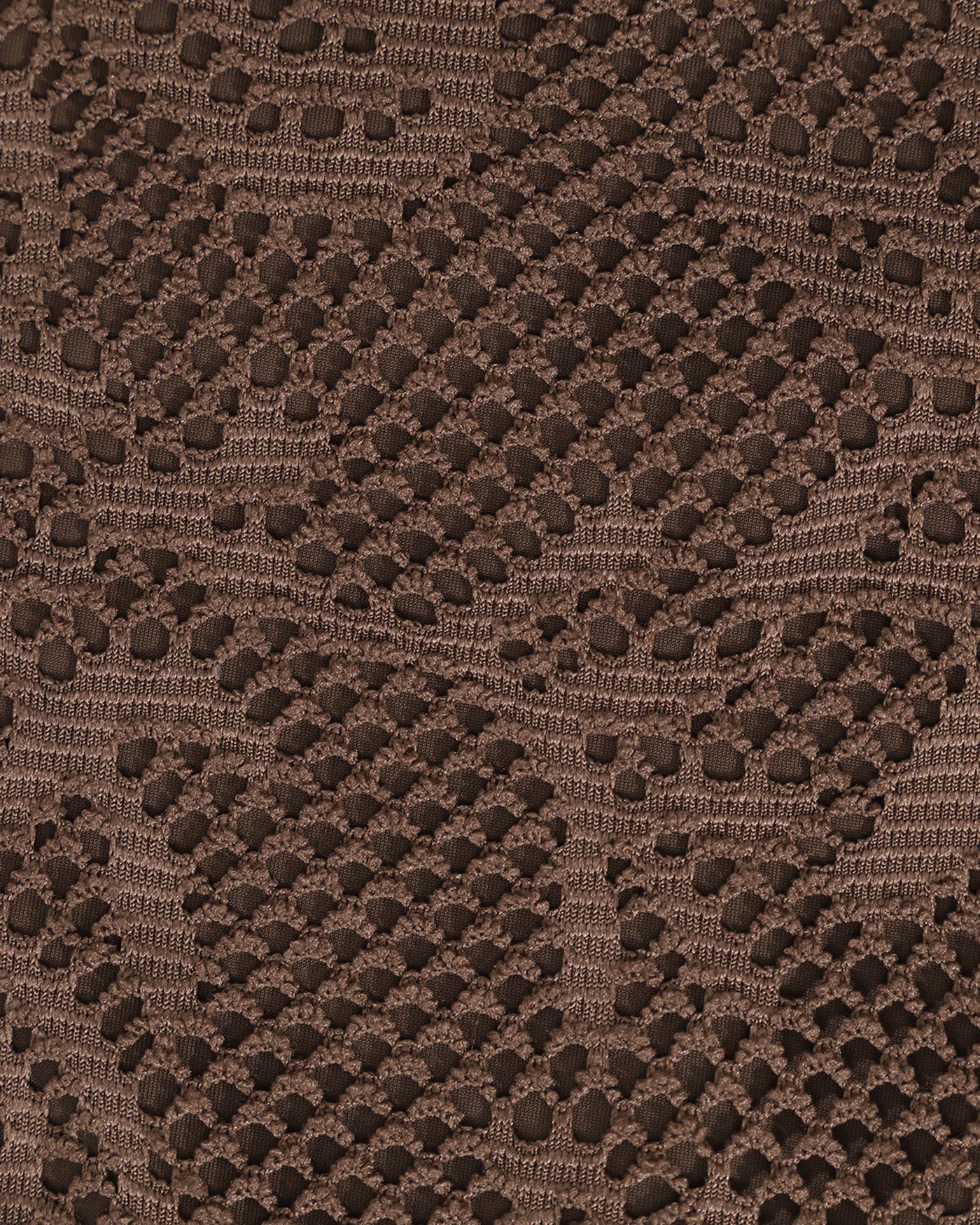 Brown Textured Halter Bikini Suit - Image 11