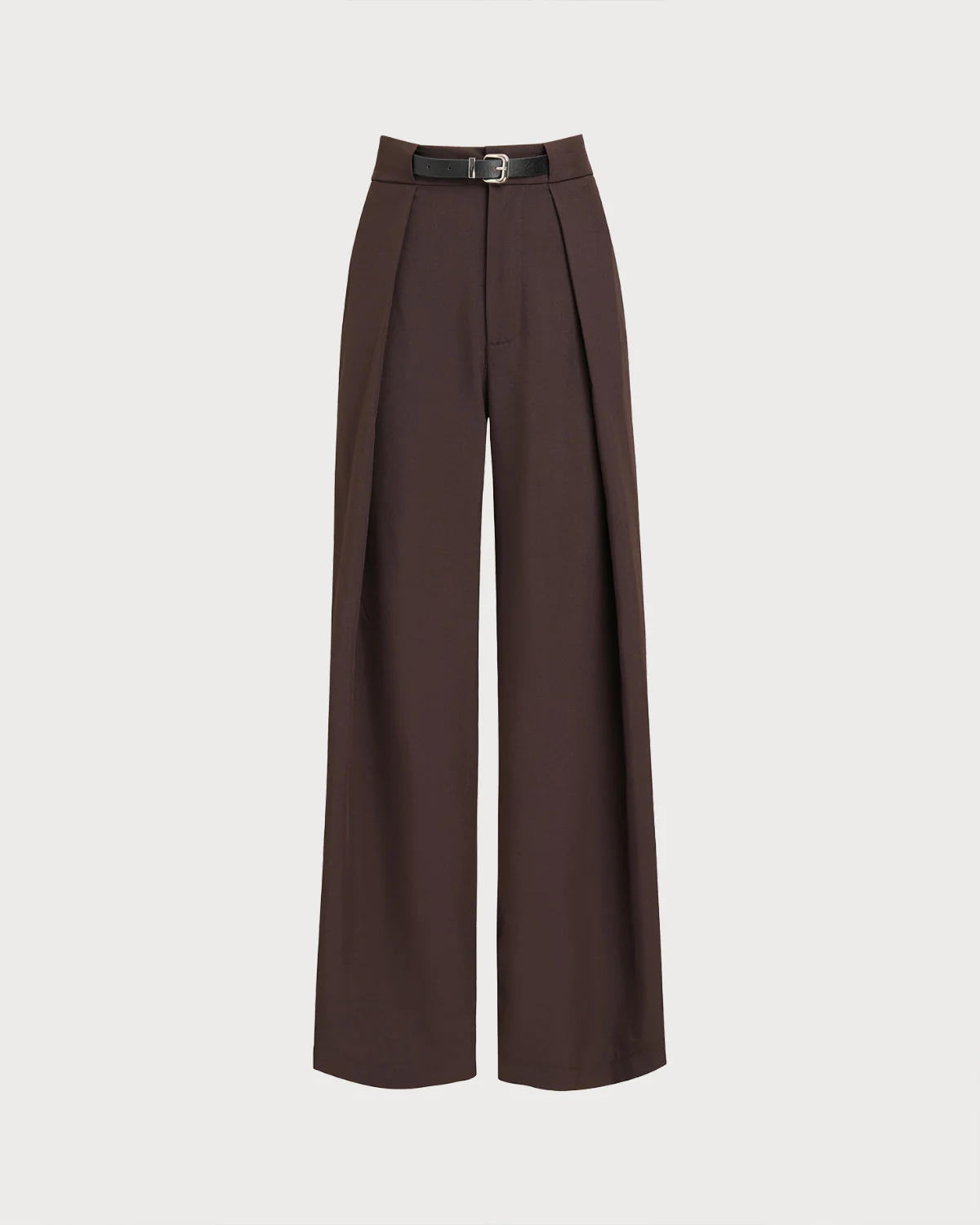 Coffee Natural Waisted Pocket Casual Pants - Image 5