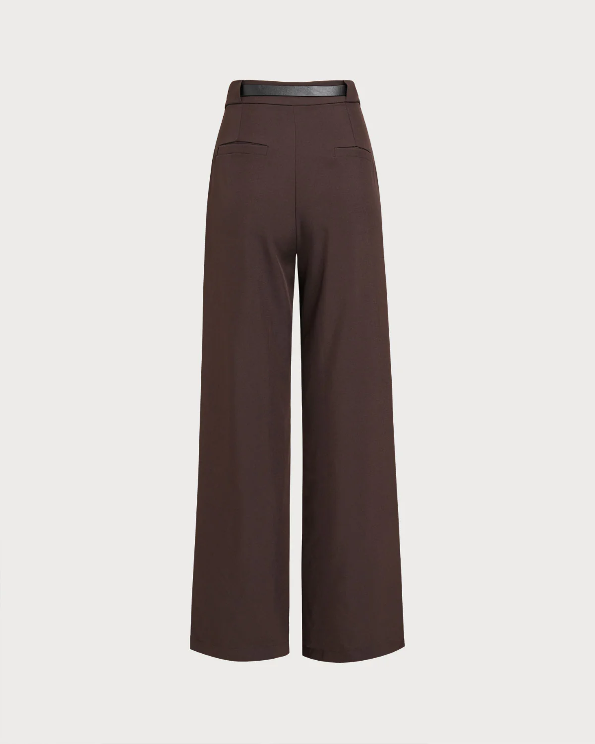 Coffee Natural Waisted Pocket Casual Pants - Image 6