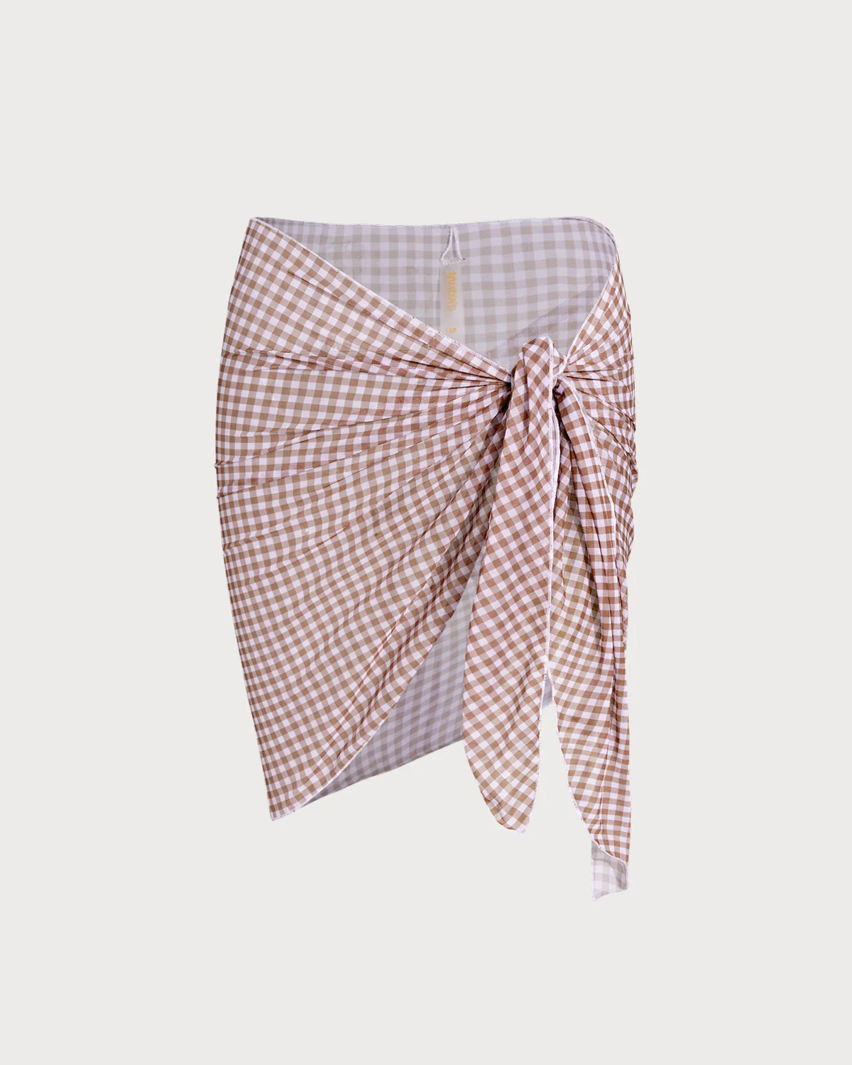 Coffee Plaid Cover-up - Image 5