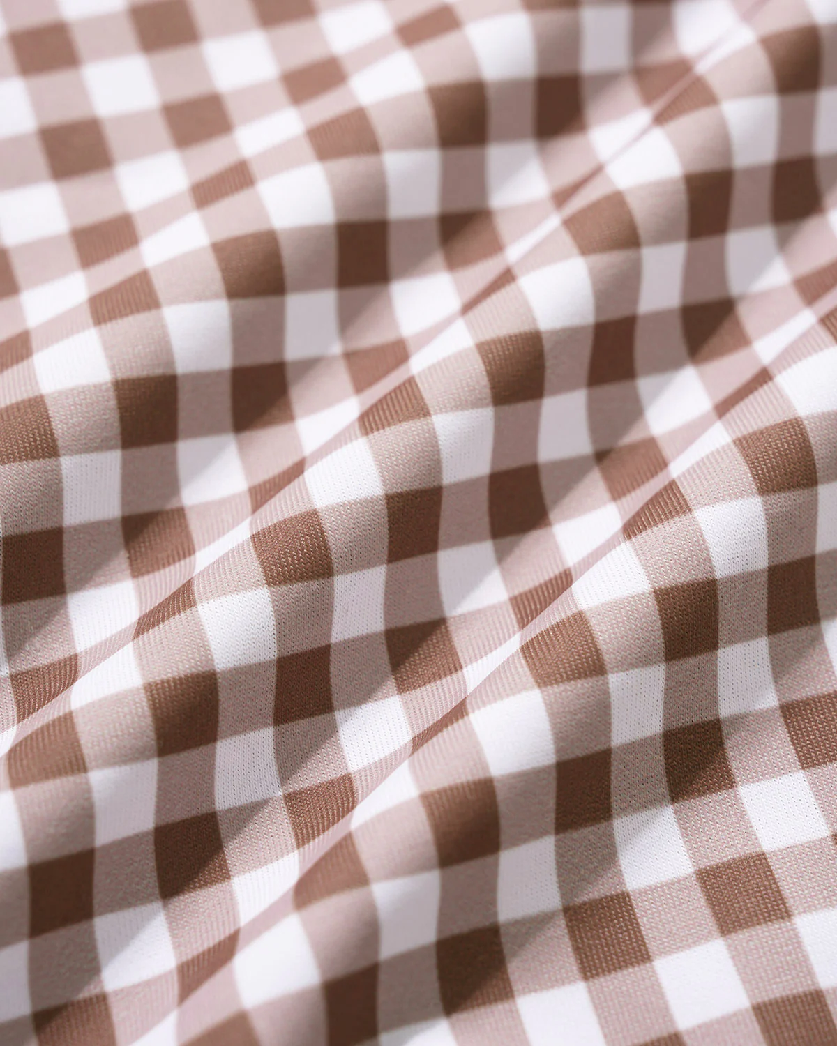 Coffee Plaid Underwire One Piece Swimwear - Image 6