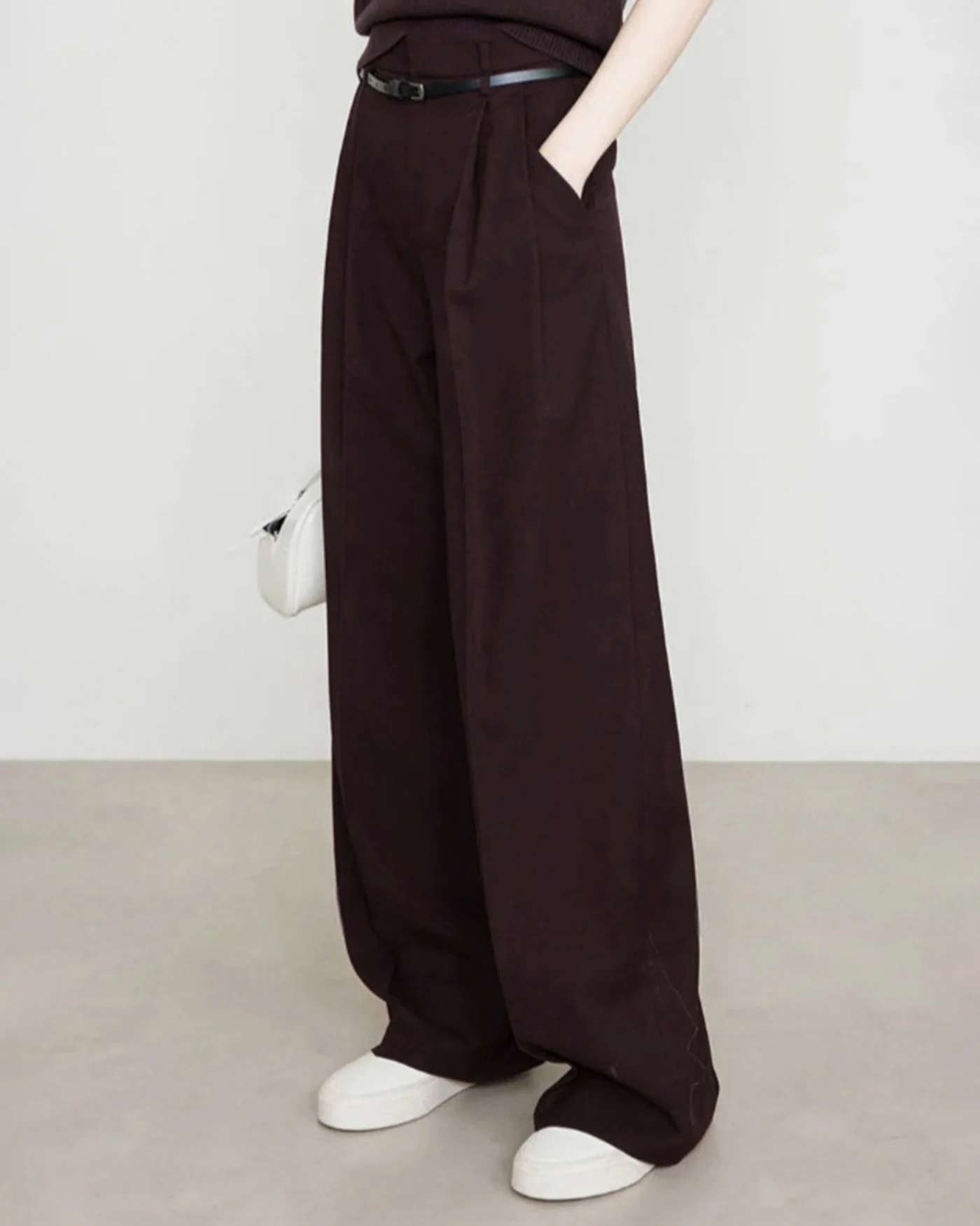 Dark Red Casual Pants - Image 4