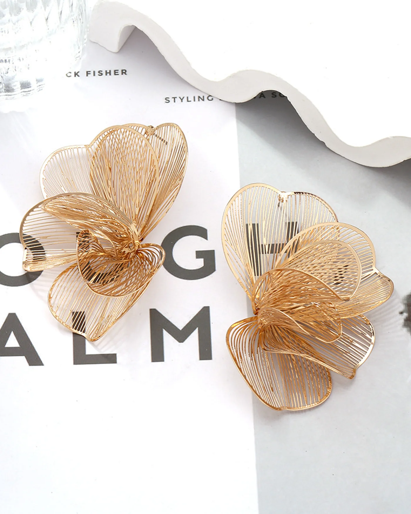 Gold Earrings - Image 3