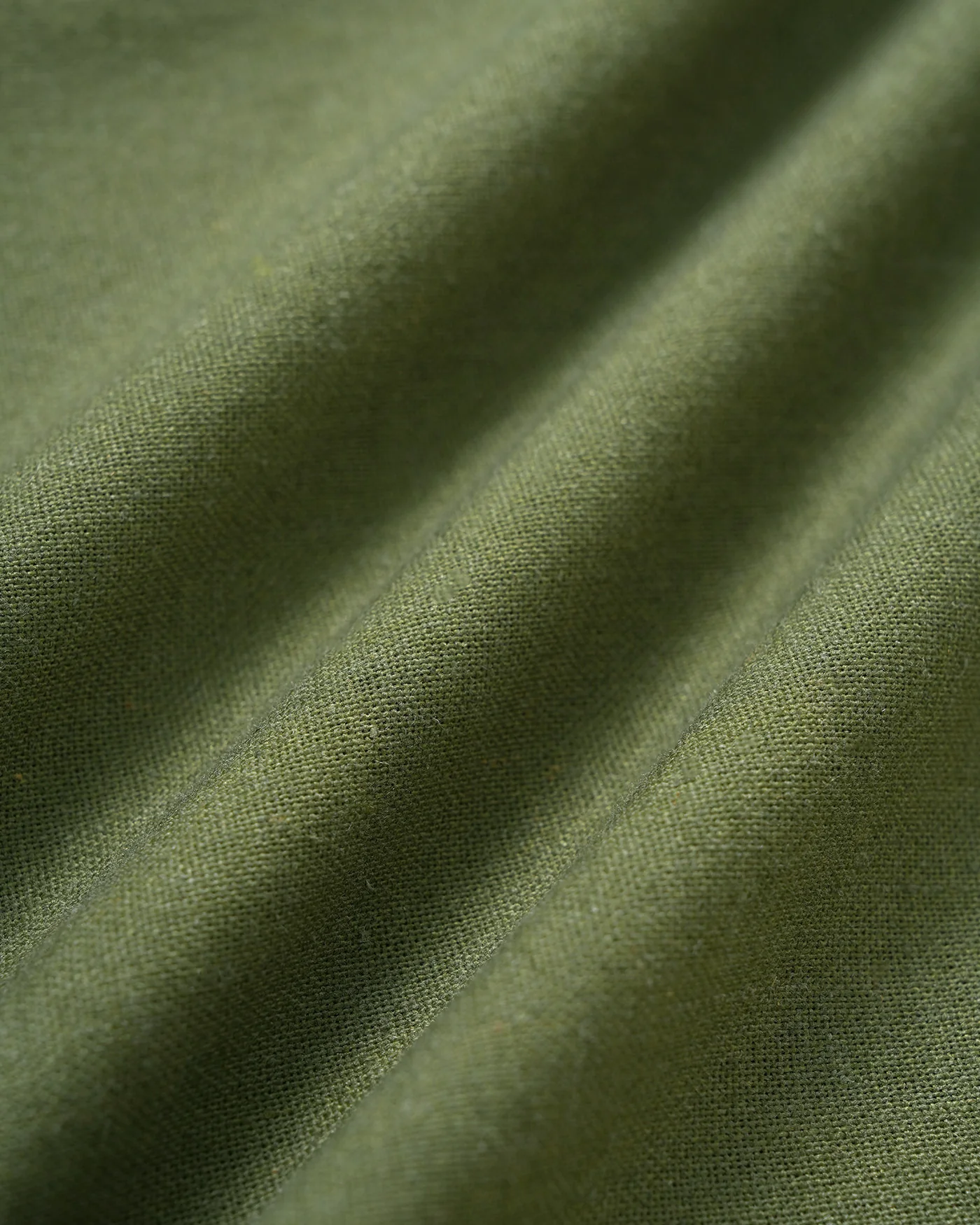 Green A-Line Button Midi Dress - Image 3
