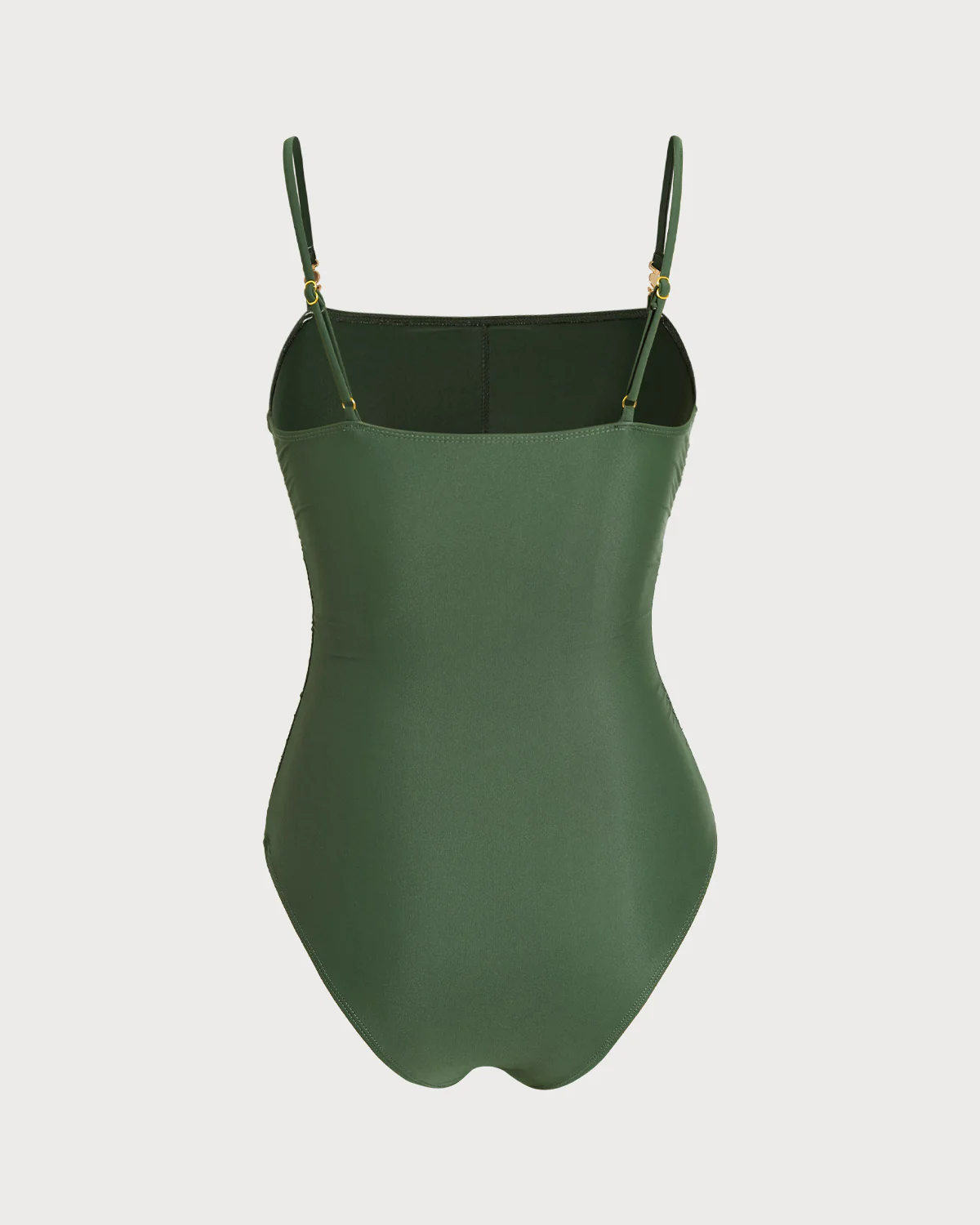 Green High Stretch One Piece Swimwear - Image 4