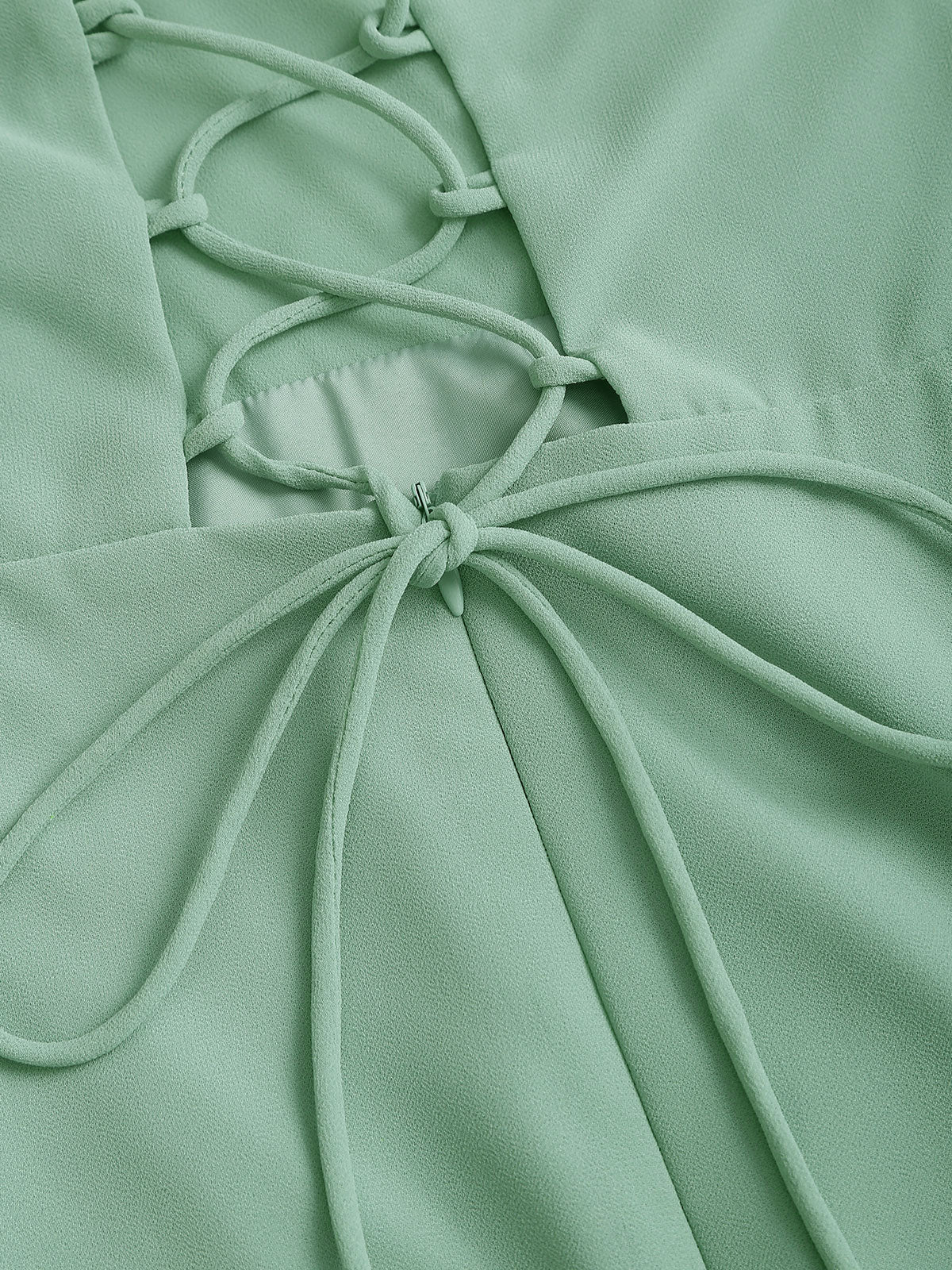 Green Slit Slip Maxi Dress - Image 12