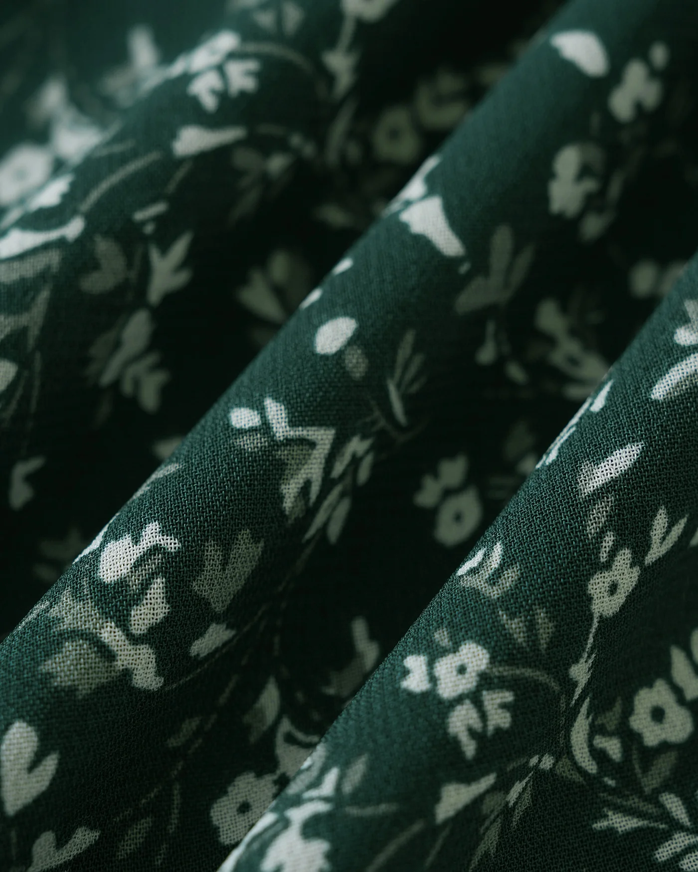 Green Square Neck Floral Mini Dress - Image 9