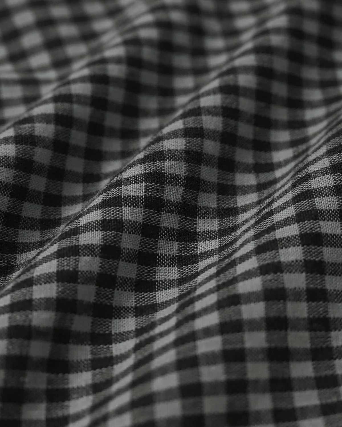 Grey High Waisted Plaid Shorts - Image 7