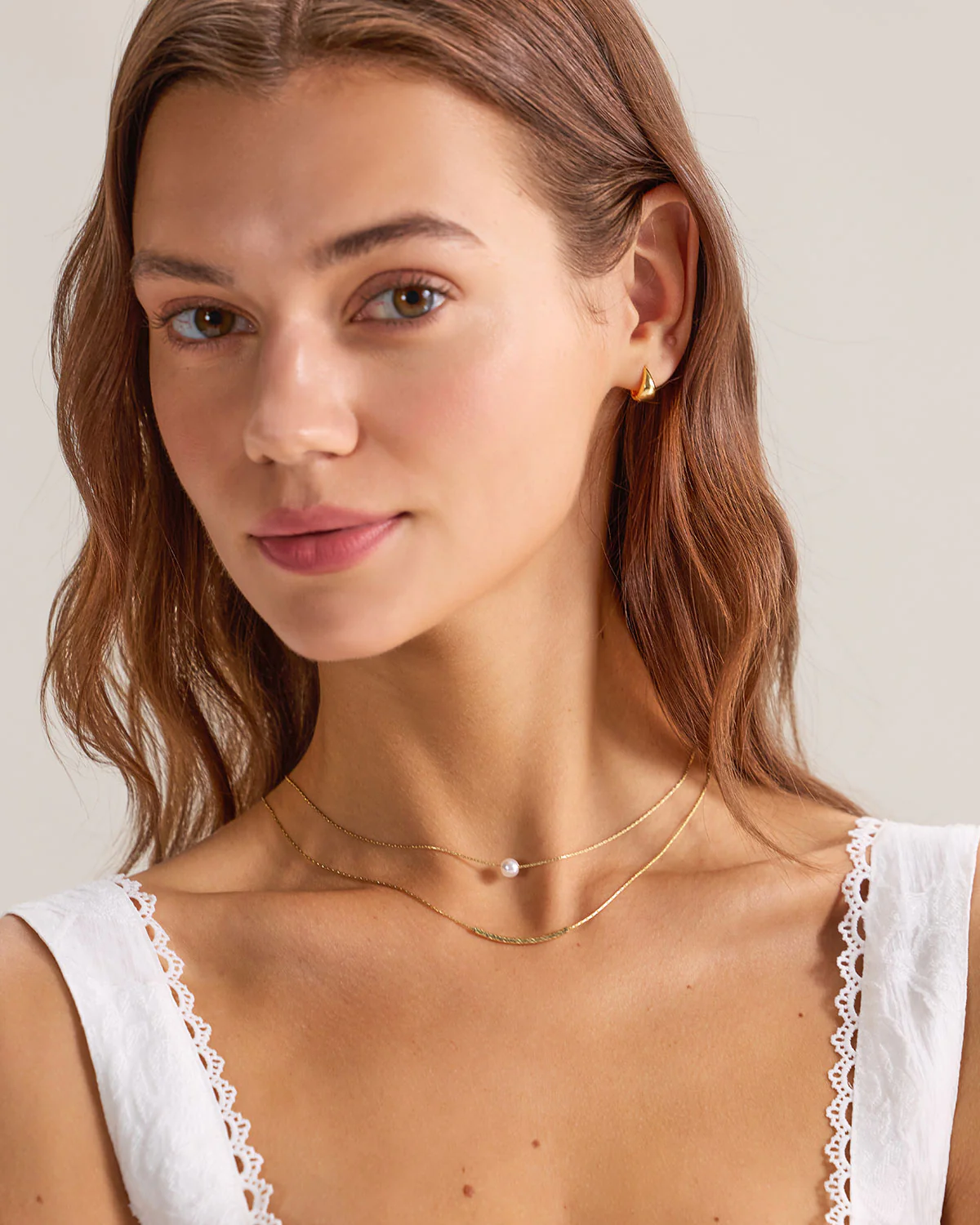 Pearl Double Necklace - Image 2