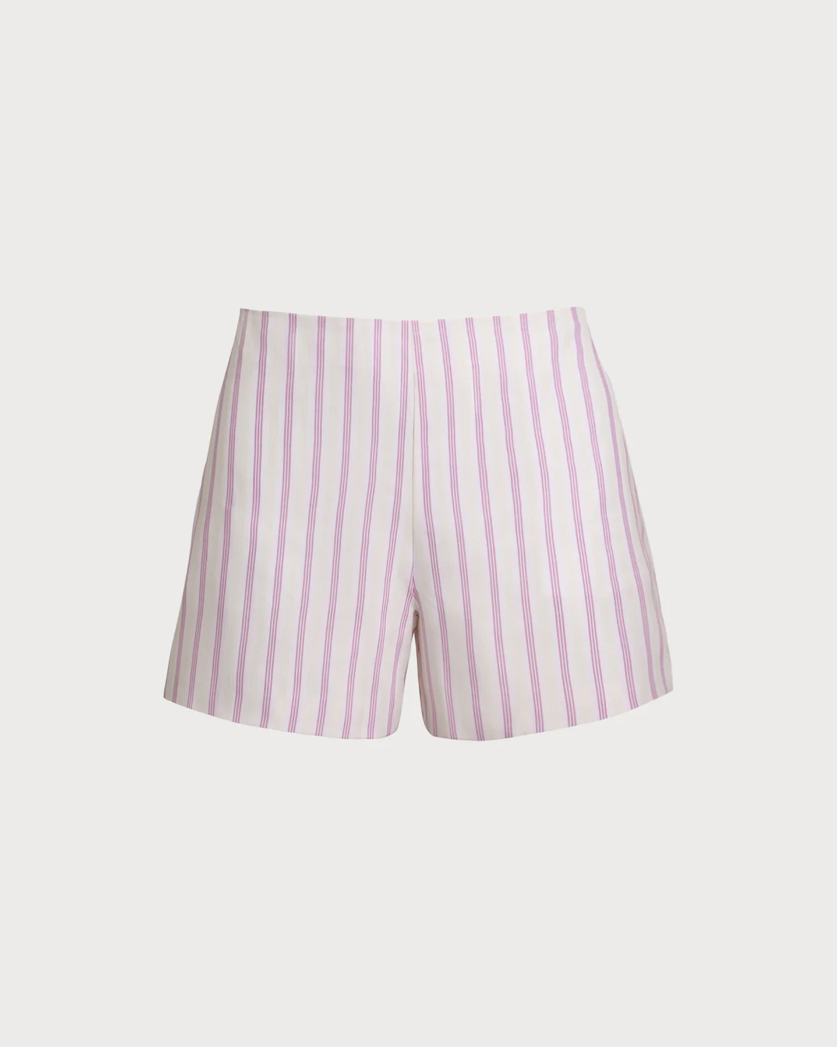 Pink Striped Pocket Shorts - Image 6