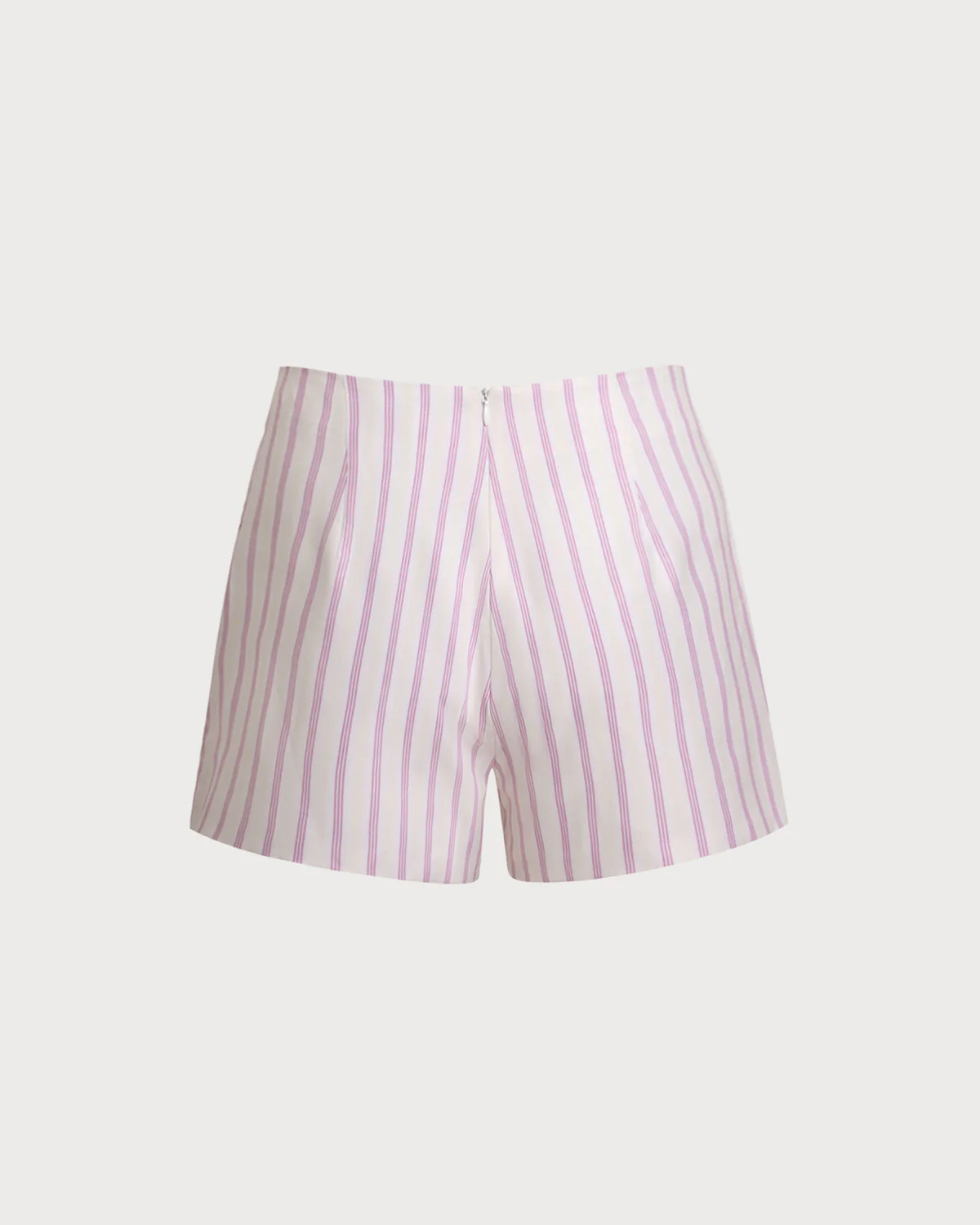 Pink Striped Pocket Shorts - Image 7