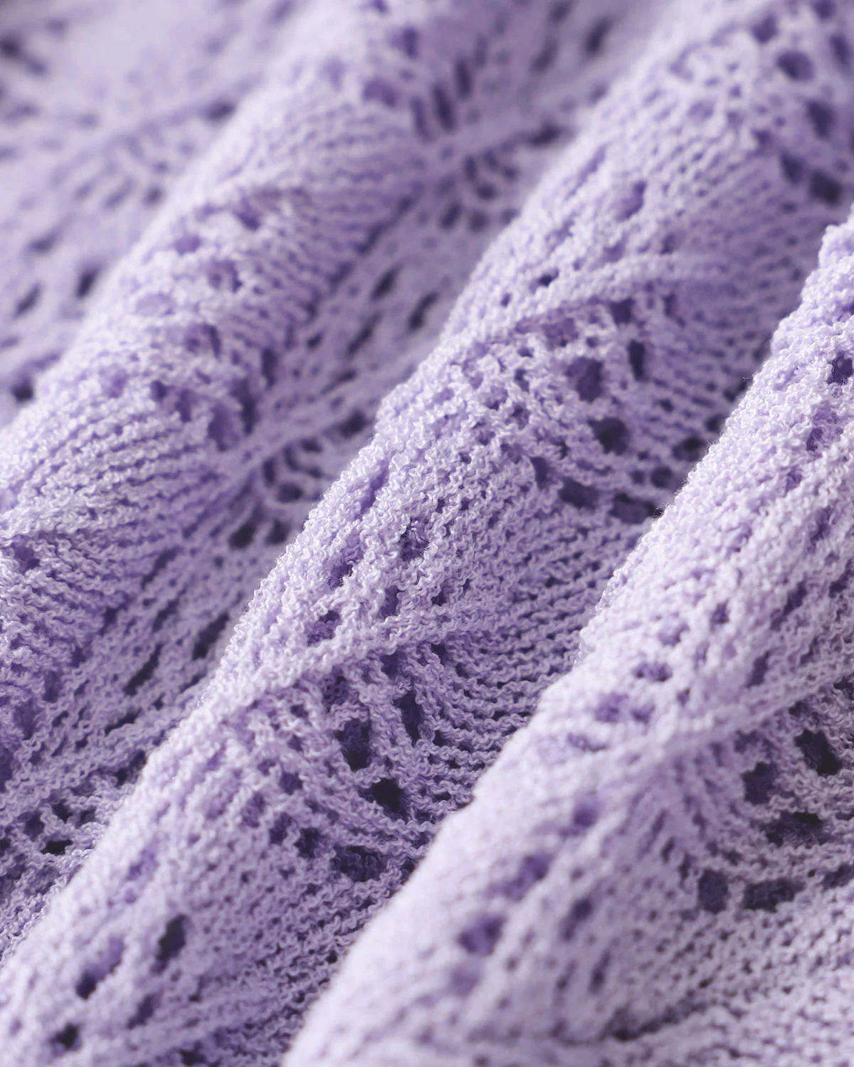 Purple U Neck Cut Out Sweater Dress - Image 3