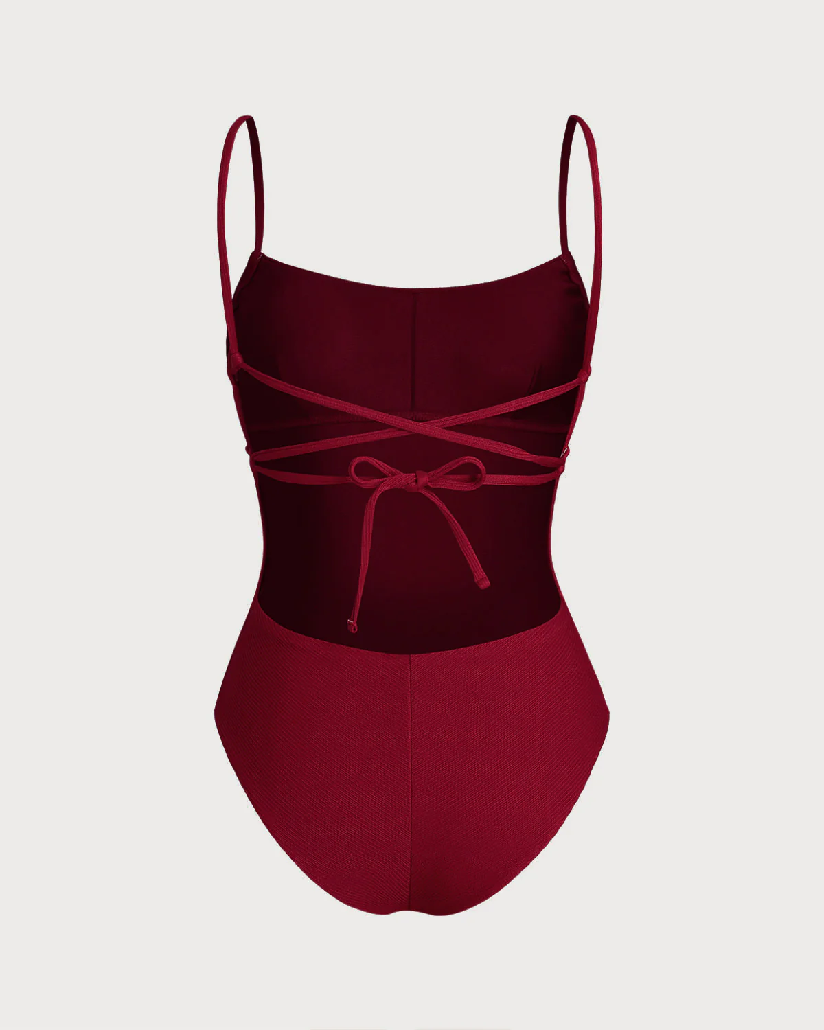 Red Bralette X Cross One Piece Swimwear - Image 4