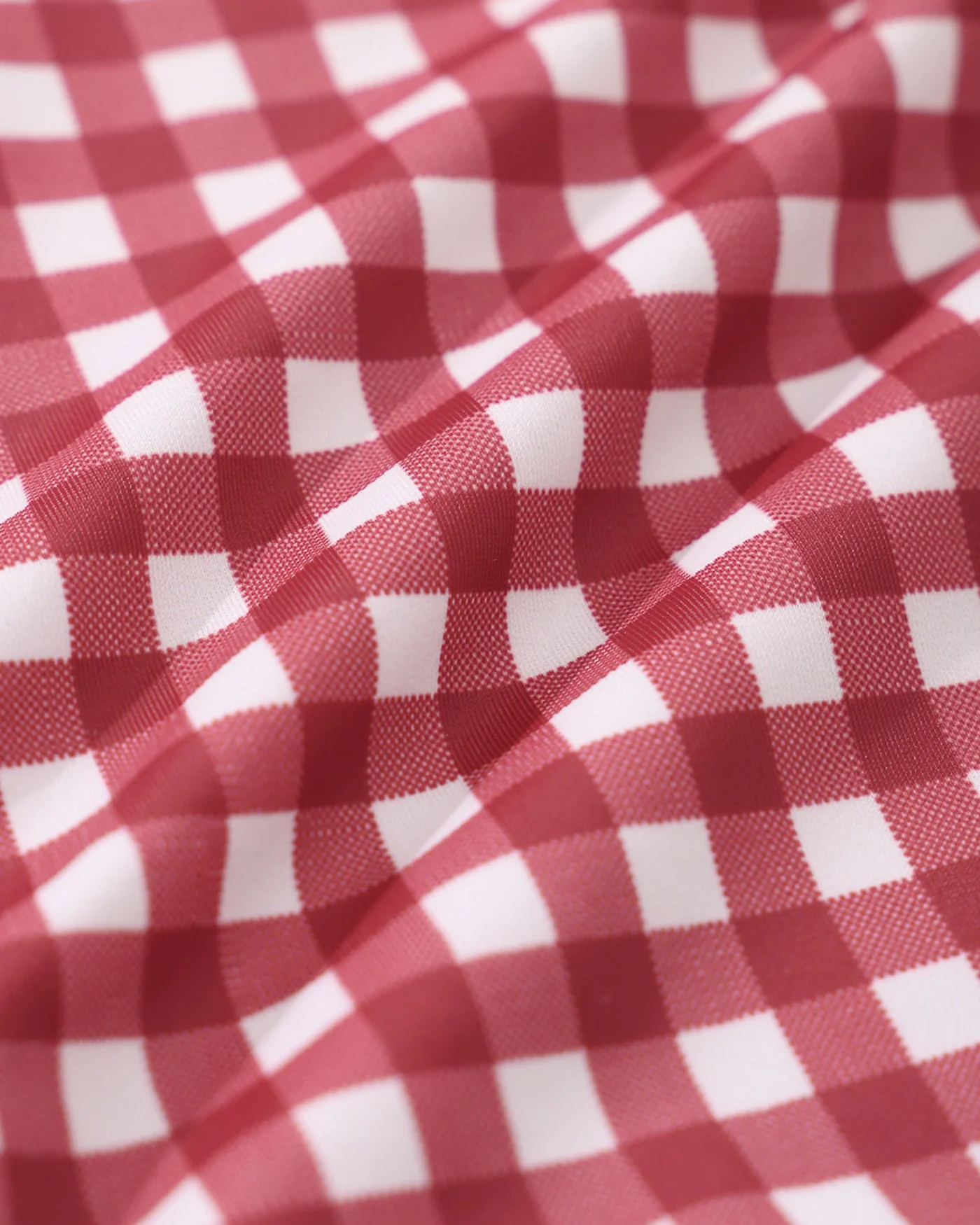 Red Plaid Knot Bikini Set - Image 9
