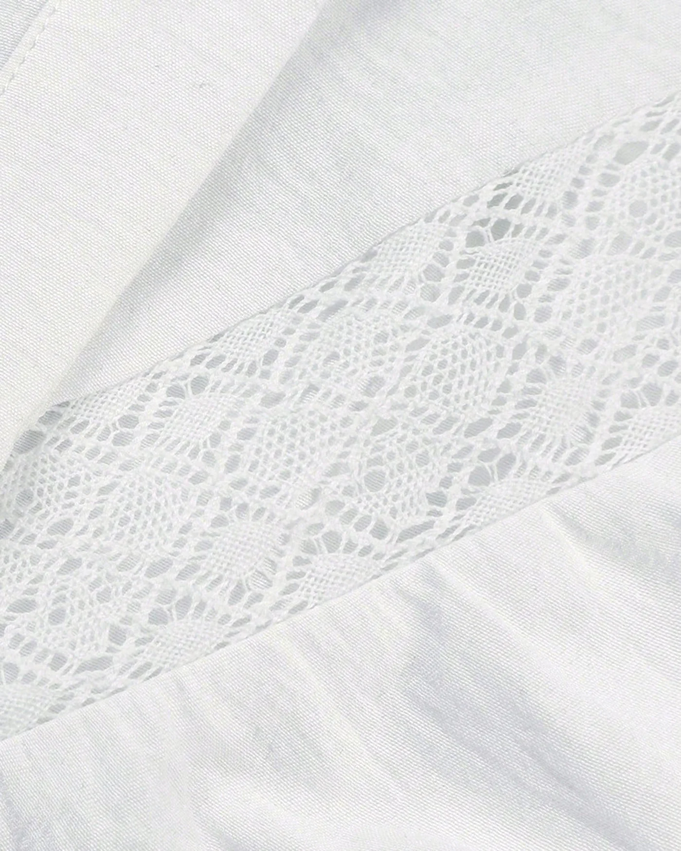 White Button Ruffled Shirt - Image 5