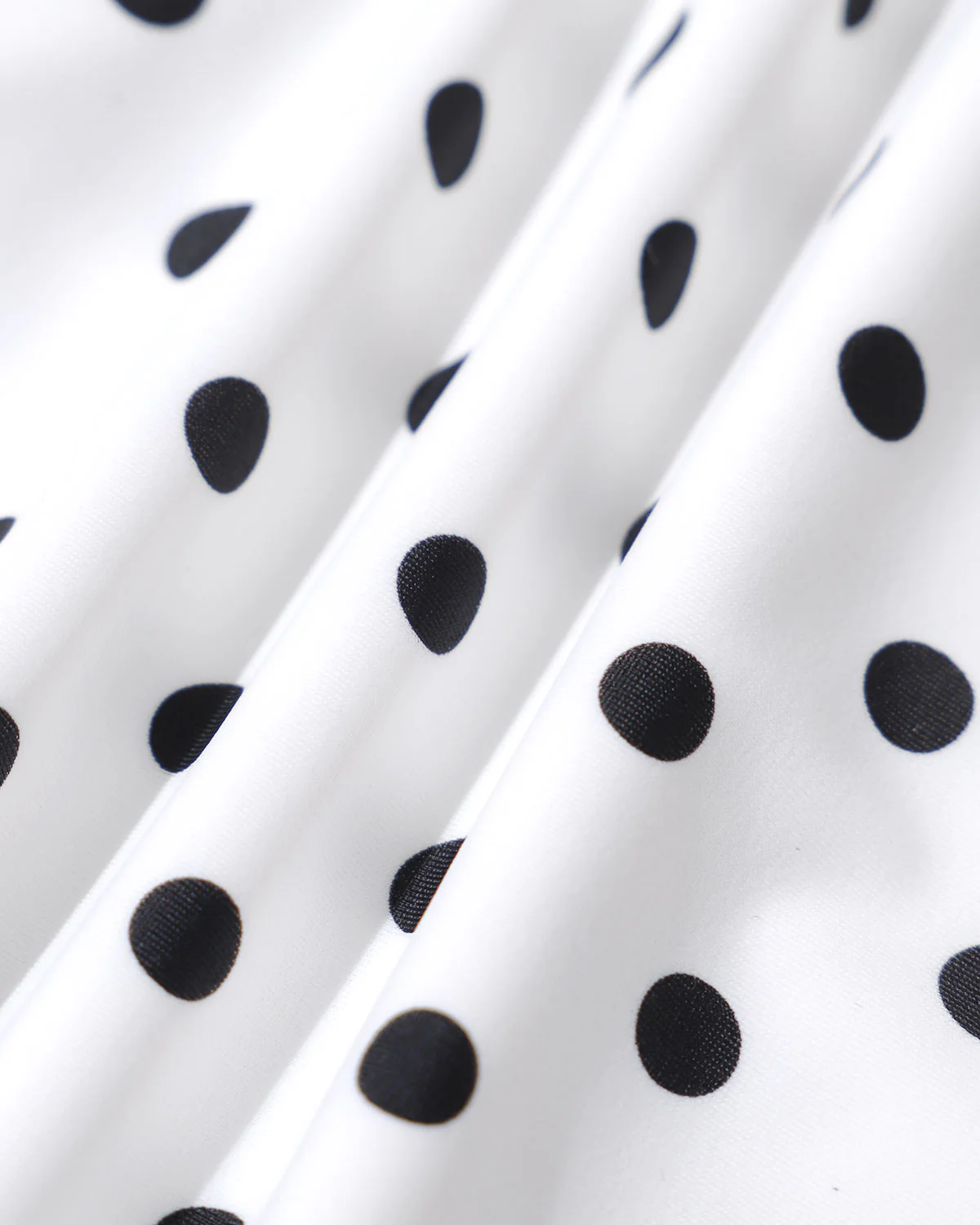 White Halter Polka Dot Triangle Bikini Set - Image 4