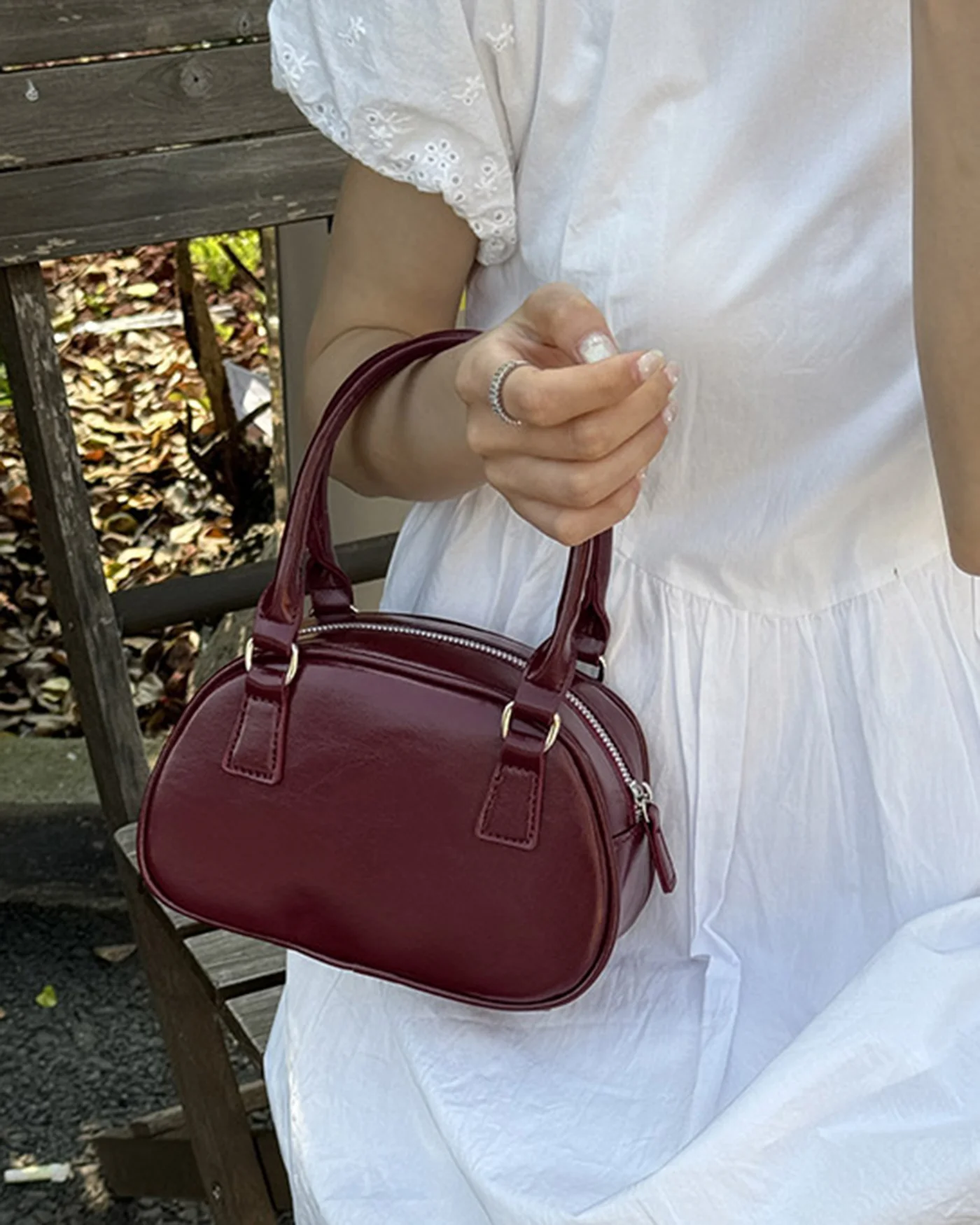 Wine Red Handbags - Image 3