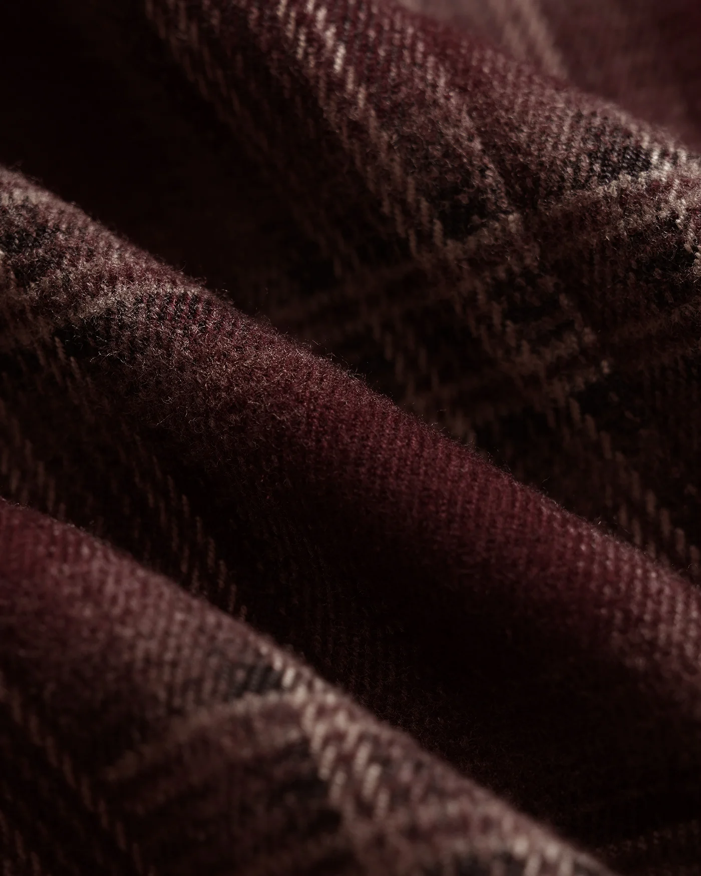 Wine Red Plaid Single Breasted Vest - Image 9