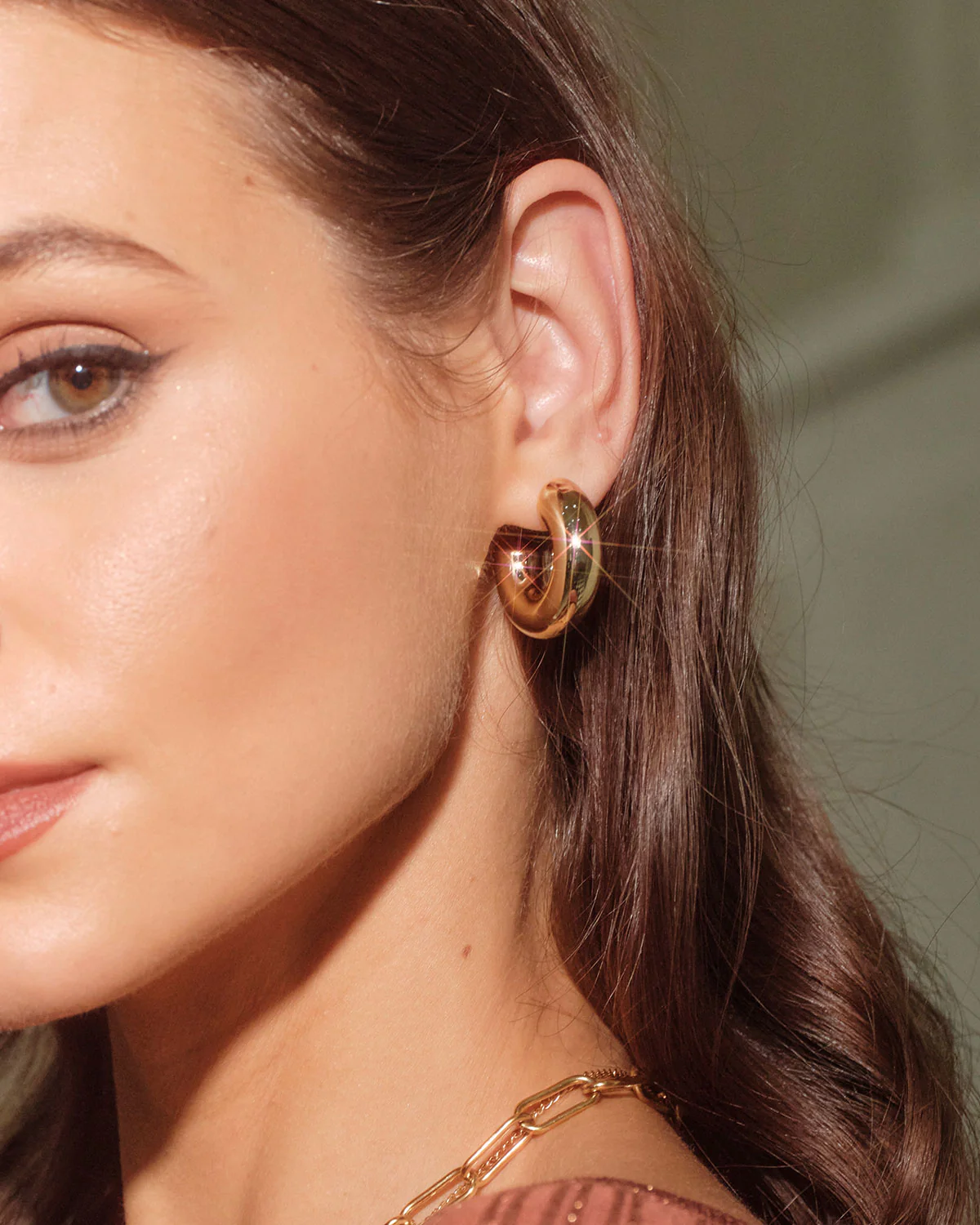 Women's Alloy Sloane Hoops - Image 2