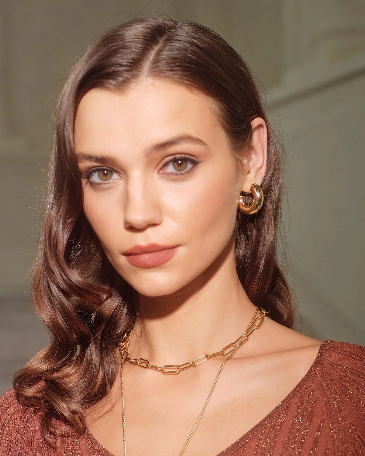 Women's Alloy Sloane Hoops - Image 3