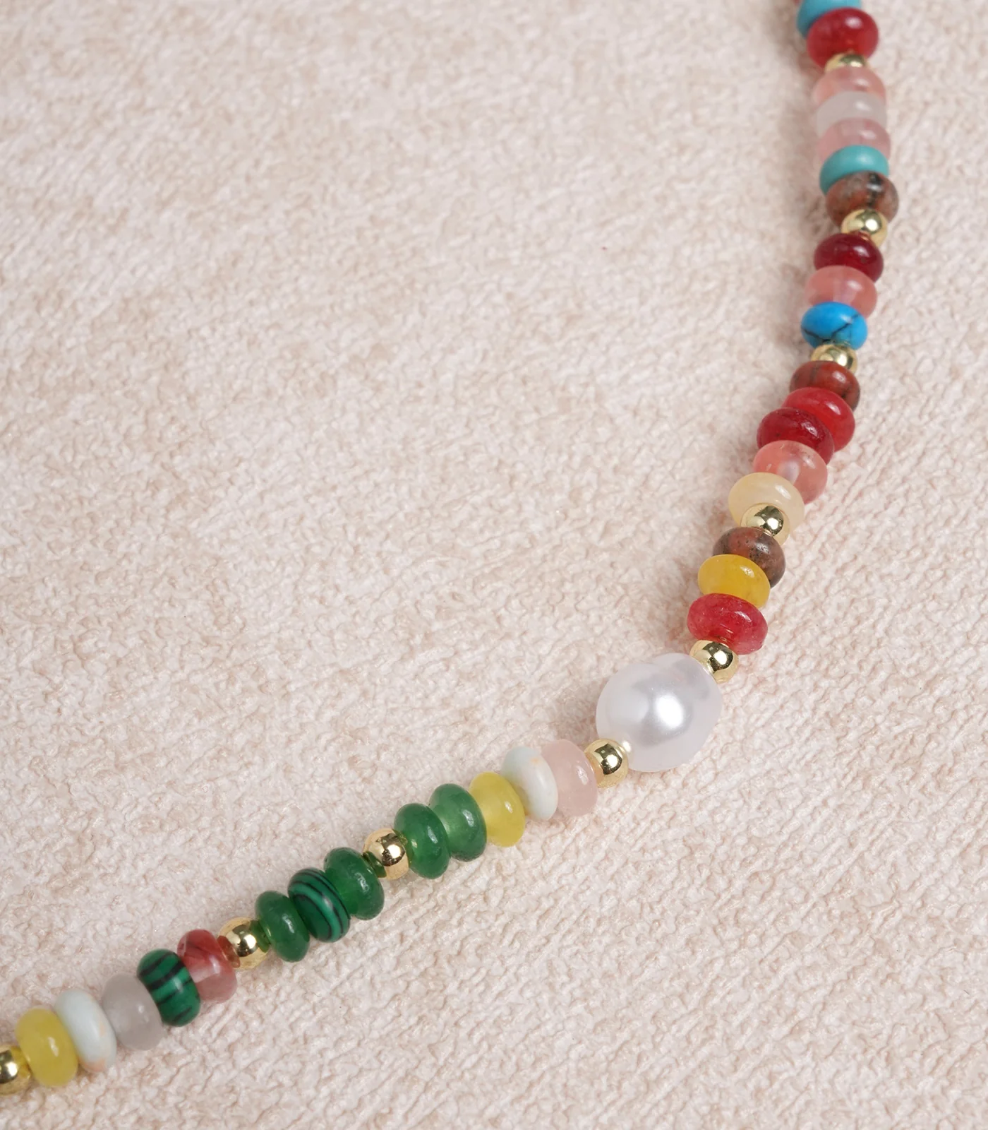 Women's Rainbow Stripes Necklace - Image 3