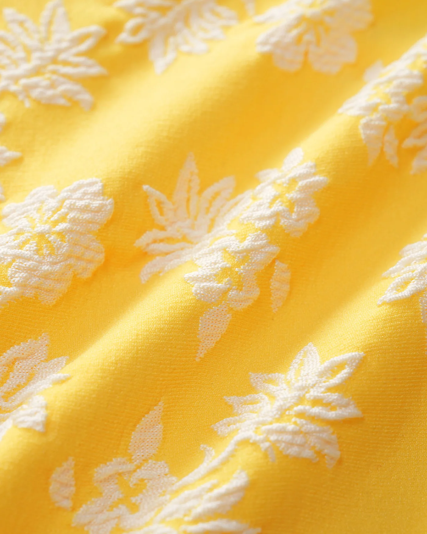 Yellow Jacquard Halter Bikini Set - Image 10